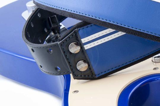 RightOn Straps Mojo Race Blue - Ремень для гитары - фото 3 Ремень для гитары RightOn Straps Mojo Race Blue - Ремень для гитары, Mojo Race Blue в магазине DominantaMusic - фото 3