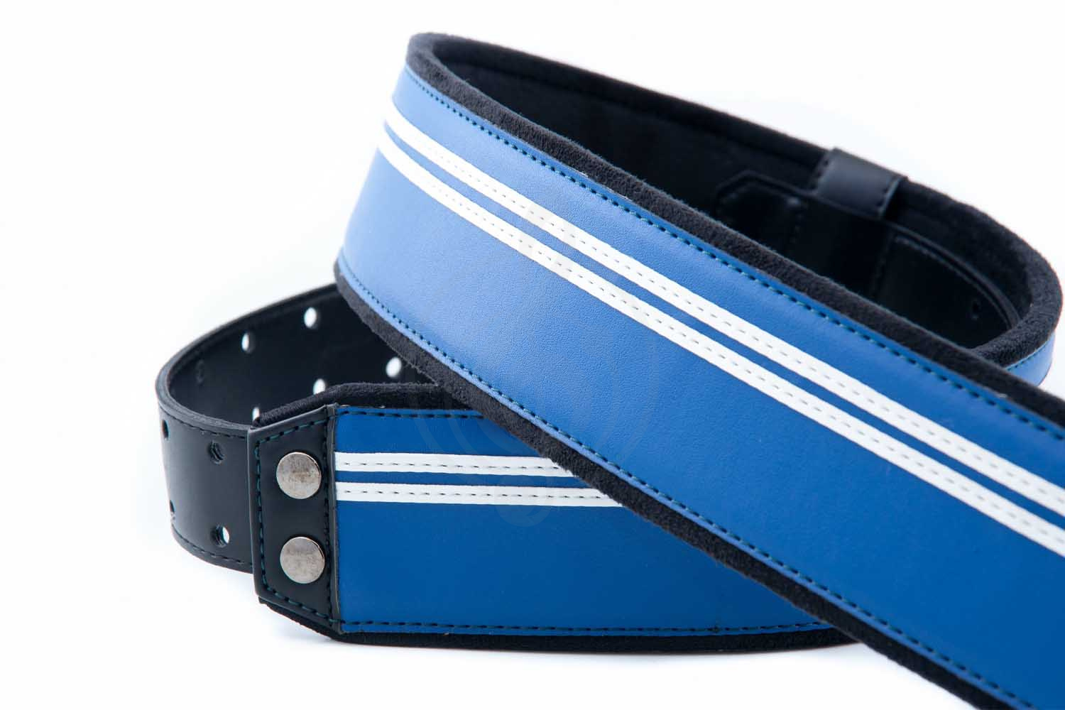 Ремень для гитары RightOn Straps Mojo Race Blue - Ремень для гитары,  Mojo Race Blue в магазине DominantaMusic - фото 5