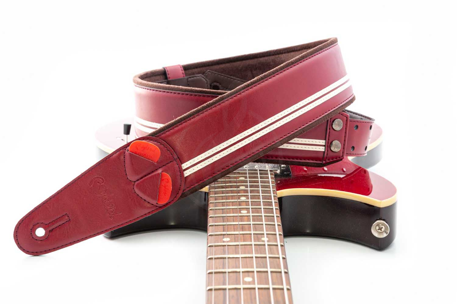 Ремень для гитары RightOn Straps Mojo Race Red - Ремень для гитары, RightOn Straps Mojo Race Red в магазине DominantaMusic - фото 6