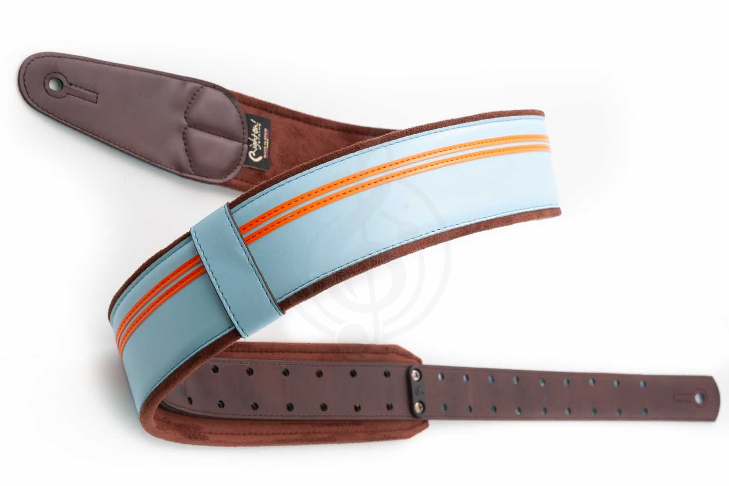 Ремень для гитары RightOn Straps Mojo Race Sonic Blue - Ремень для гитары,  Mojo Race Sonic Blue в магазине DominantaMusic - фото 4