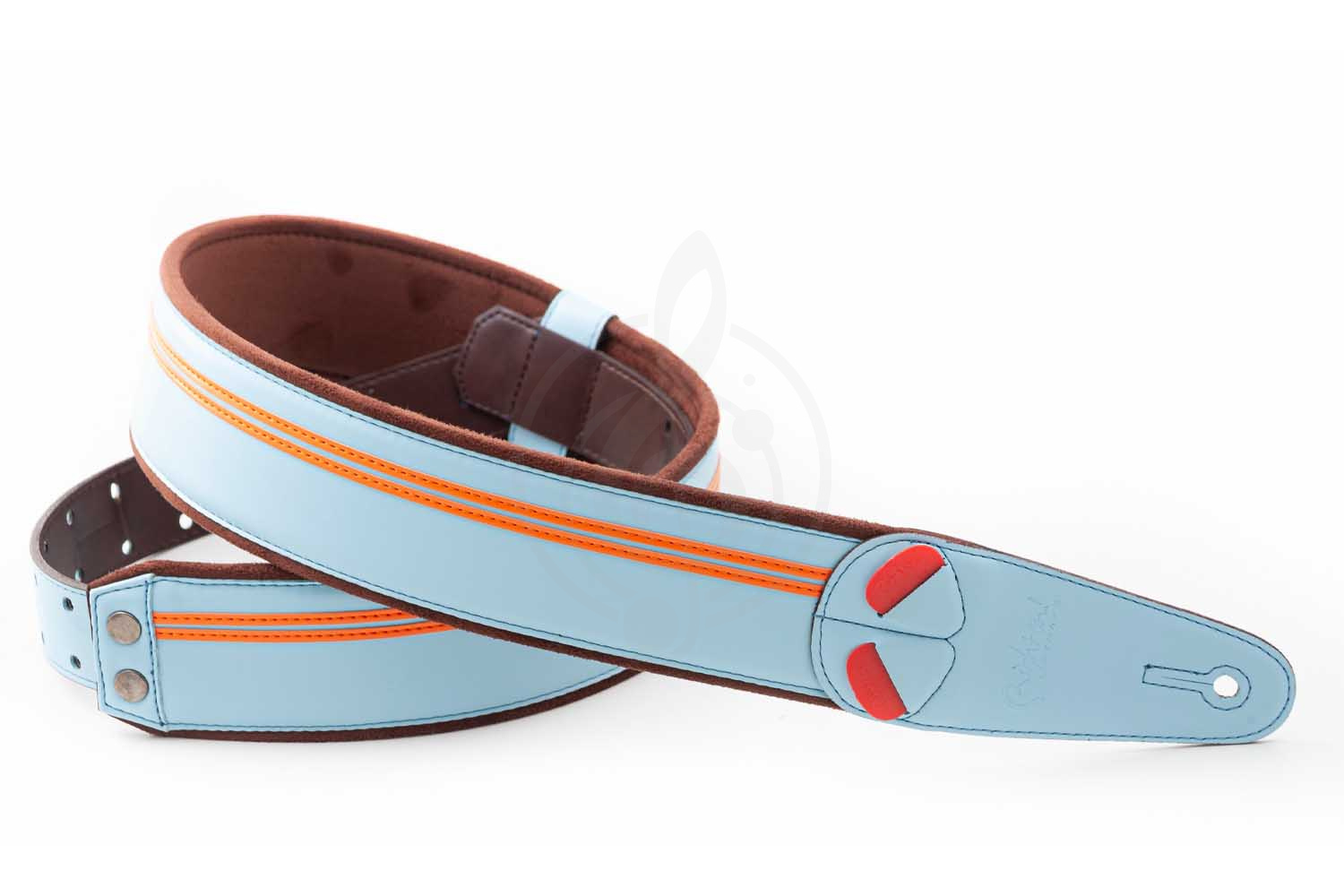 Ремень для гитары RightOn Straps Mojo Race Sonic Blue - Ремень для гитары,  Mojo Race Sonic Blue в магазине DominantaMusic - фото 6