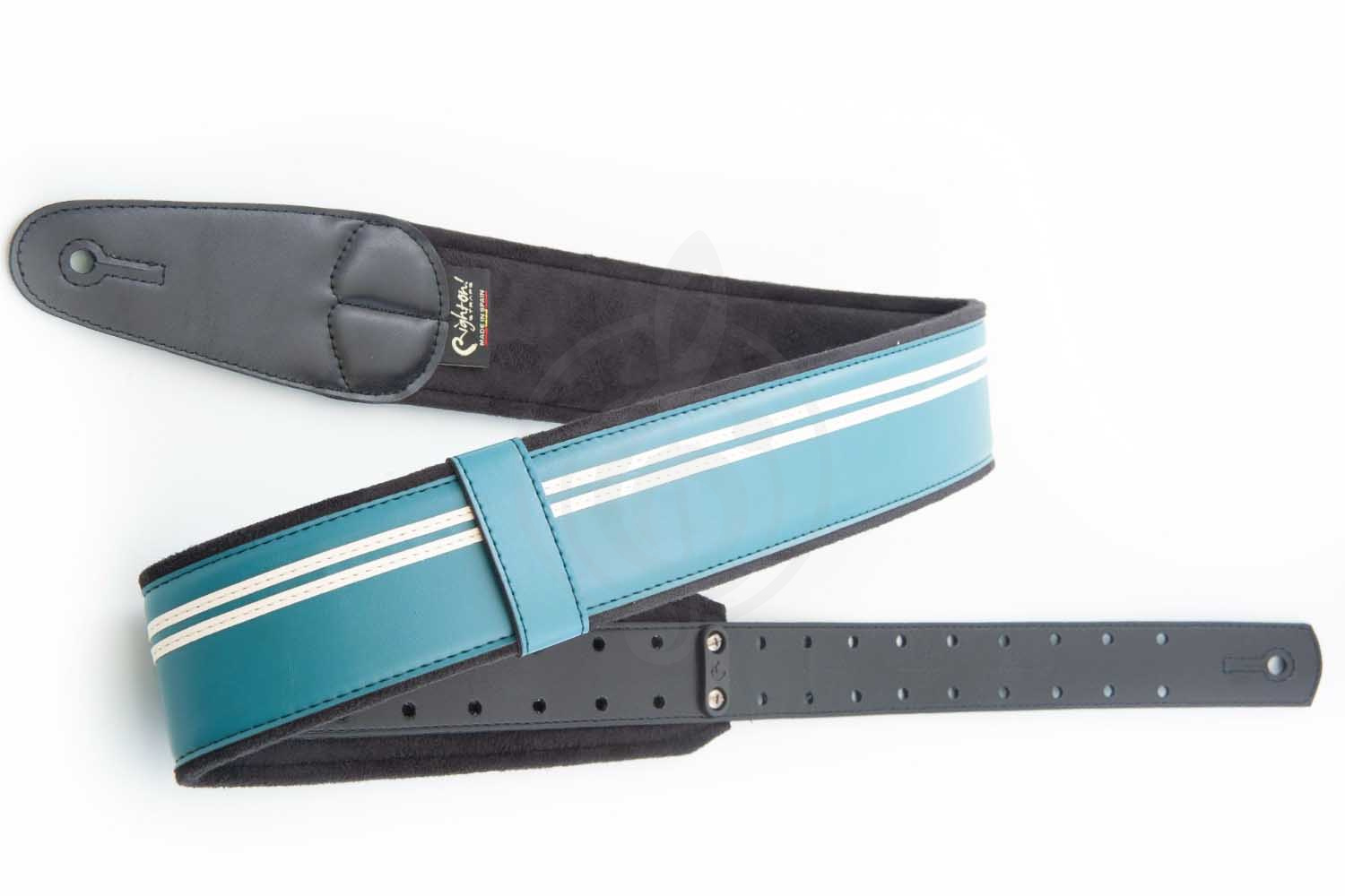 Ремень для гитары RightOn Straps Mojo Race Teal - Ремень для гитары,  Mojo Race Tea в магазине DominantaMusic - фото 8