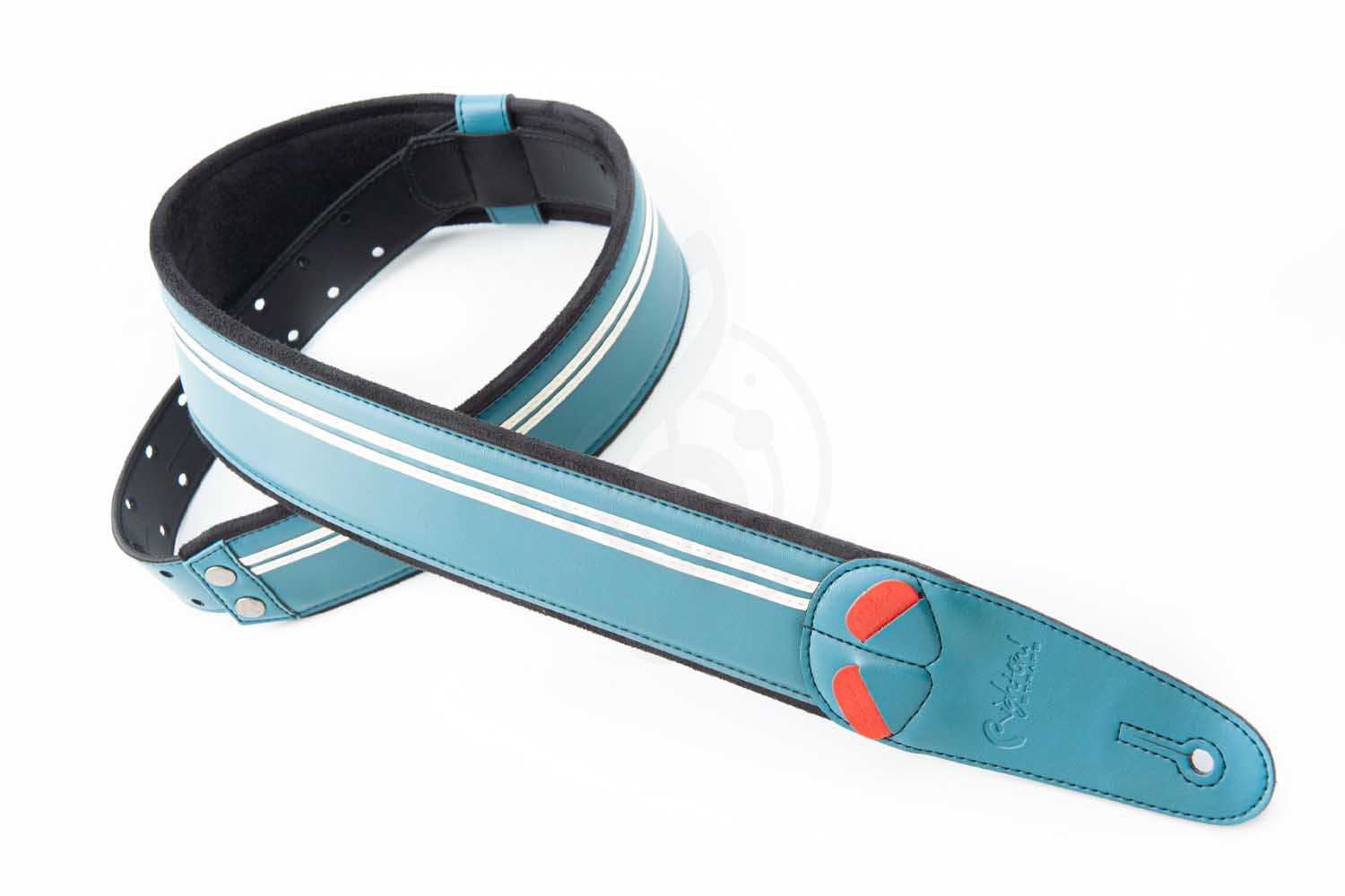 Ремень для гитары RightOn Straps Mojo Race Teal - Ремень для гитары,  Mojo Race Tea в магазине DominantaMusic - фото 10