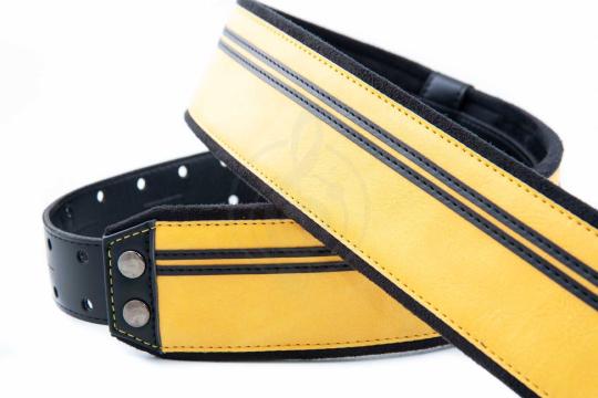 RightOn Straps Mojo Race Yellow - Ремень для гитары - фото 6 Ремень для гитары RightOn Straps Mojo Race Yellow - Ремень для гитары, Mojo Race Yellow в магазине DominantaMusic - фото 6