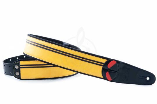 RightOn Straps Mojo Race Yellow - Ремень для гитары - фото 8 Ремень для гитары RightOn Straps Mojo Race Yellow - Ремень для гитары, Mojo Race Yellow в магазине DominantaMusic - фото 8