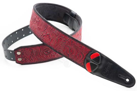 Ремень для гитары RightOn Straps Mojo Sandokan Red - Ремень для гитары,  Mojo Sandokan Red в магазине DominantaMusic - фото 9