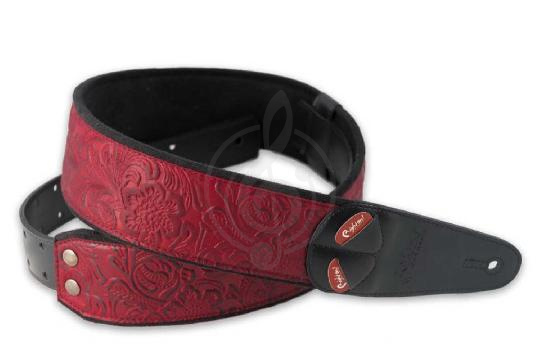 Изображение Ремень для гитары RightOn Straps Mojo Sandokan Red