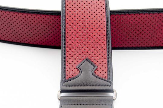 RightOn Straps Talisman Monte-Carlo Red - Ремень для гитары - фото 3 Ремень для гитары RightOn Straps Talisman Monte-Carlo Red - Ремень для гитары, Talisman Monte-Carlo Red в магазине DominantaMusic - фото 3