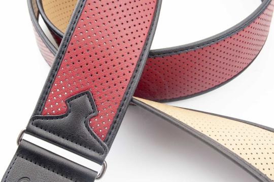 RightOn Straps Talisman Monte-Carlo Red - Ремень для гитары - фото 4 Ремень для гитары RightOn Straps Talisman Monte-Carlo Red - Ремень для гитары, Talisman Monte-Carlo Red в магазине DominantaMusic - фото 4