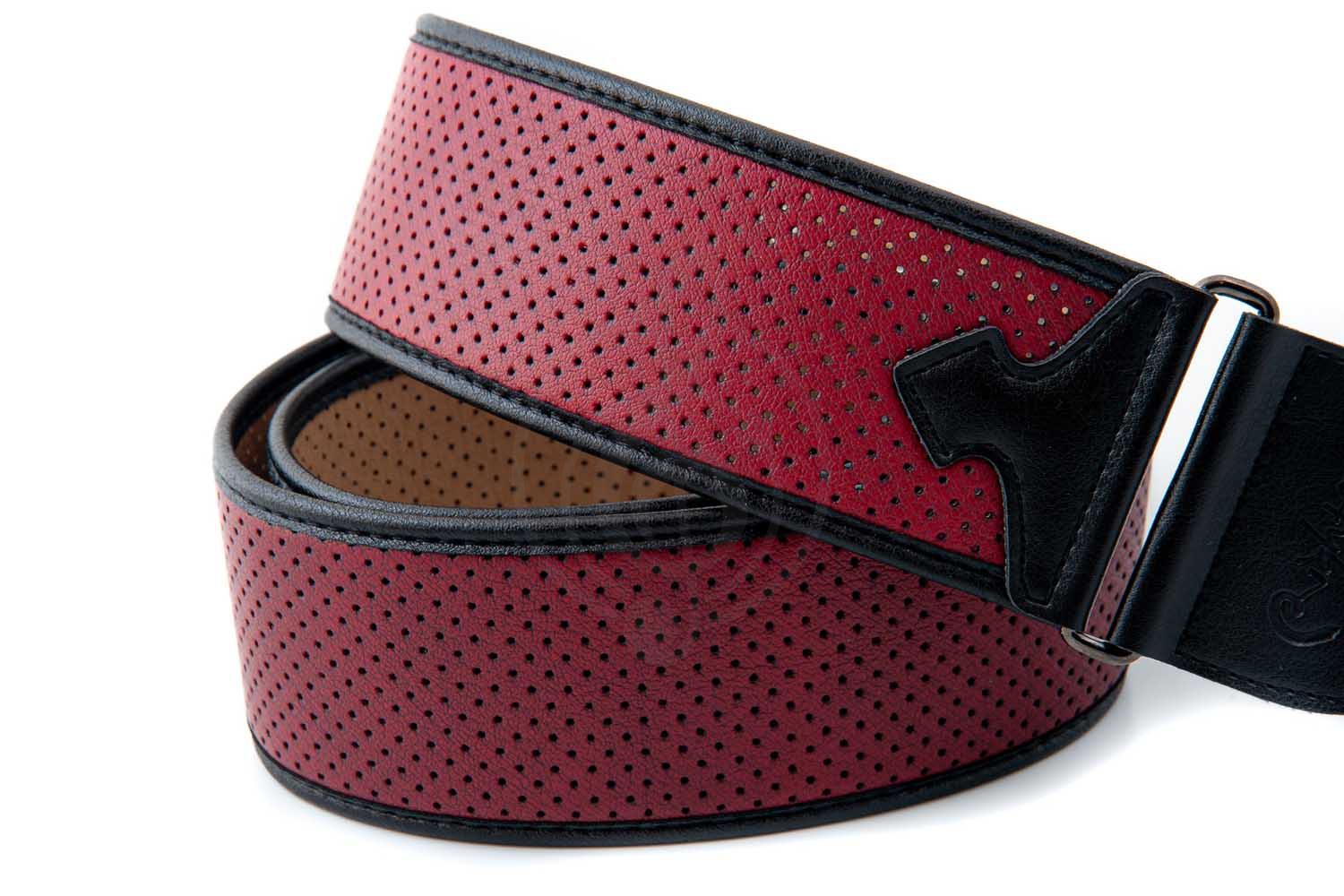 RightOn Straps Talisman Monte-Carlo Red - Ремень для гитары - фото 5 Ремень для гитары RightOn Straps Talisman Monte-Carlo Red - Ремень для гитары, Talisman Monte-Carlo Red в магазине DominantaMusic - фото 5
