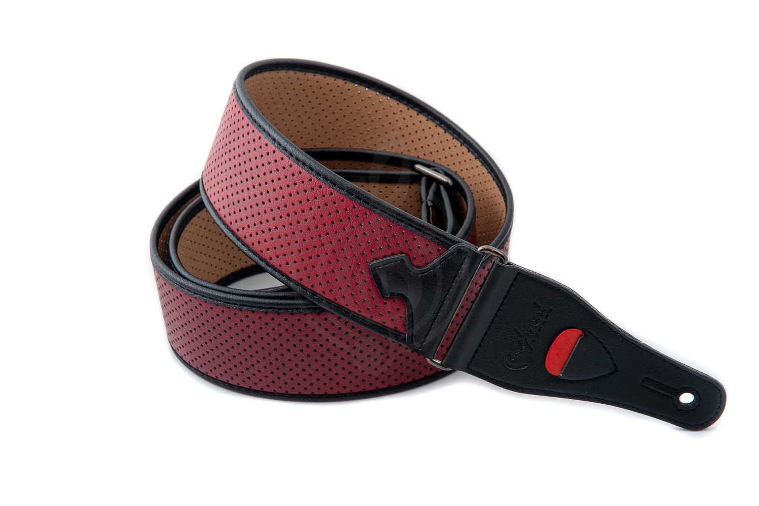 RightOn Straps Talisman Monte-Carlo Red - Ремень для гитары - фото 7 Ремень для гитары RightOn Straps Talisman Monte-Carlo Red - Ремень для гитары, Talisman Monte-Carlo Red в магазине DominantaMusic - фото 7