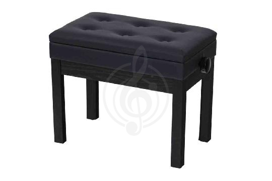 Изображение Банкетка для пианино Rin HY-P410-SATIN-BLACK