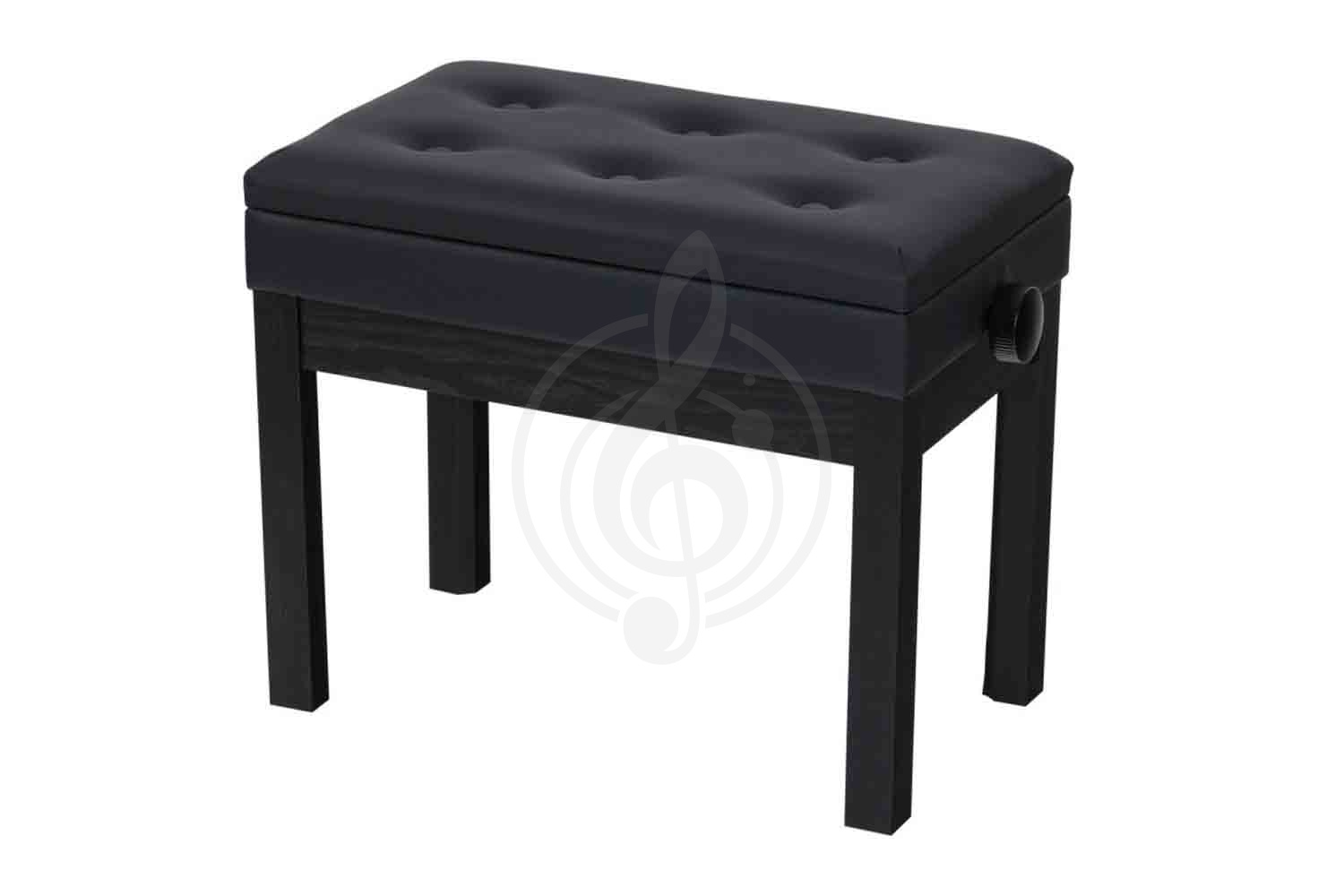 Банкетка для пианино Rin HY-P410-SATIN-BLACK - Банкетка, Rin HY-P410-SATIN-BLACK в магазине Доминанта мьюзик - фото 1