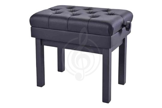 Изображение Банкетка для пианино Rin HY-TM58-SATIN-BLACK