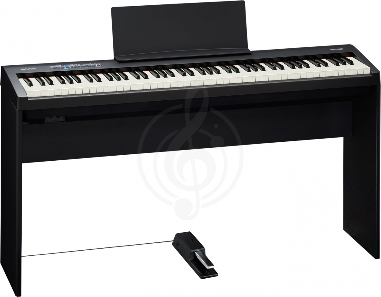 Цифровое пианино Цифровые пианино Roland Roland FP-30-BK - Цифровое пианино FP-30-BK - фото 2