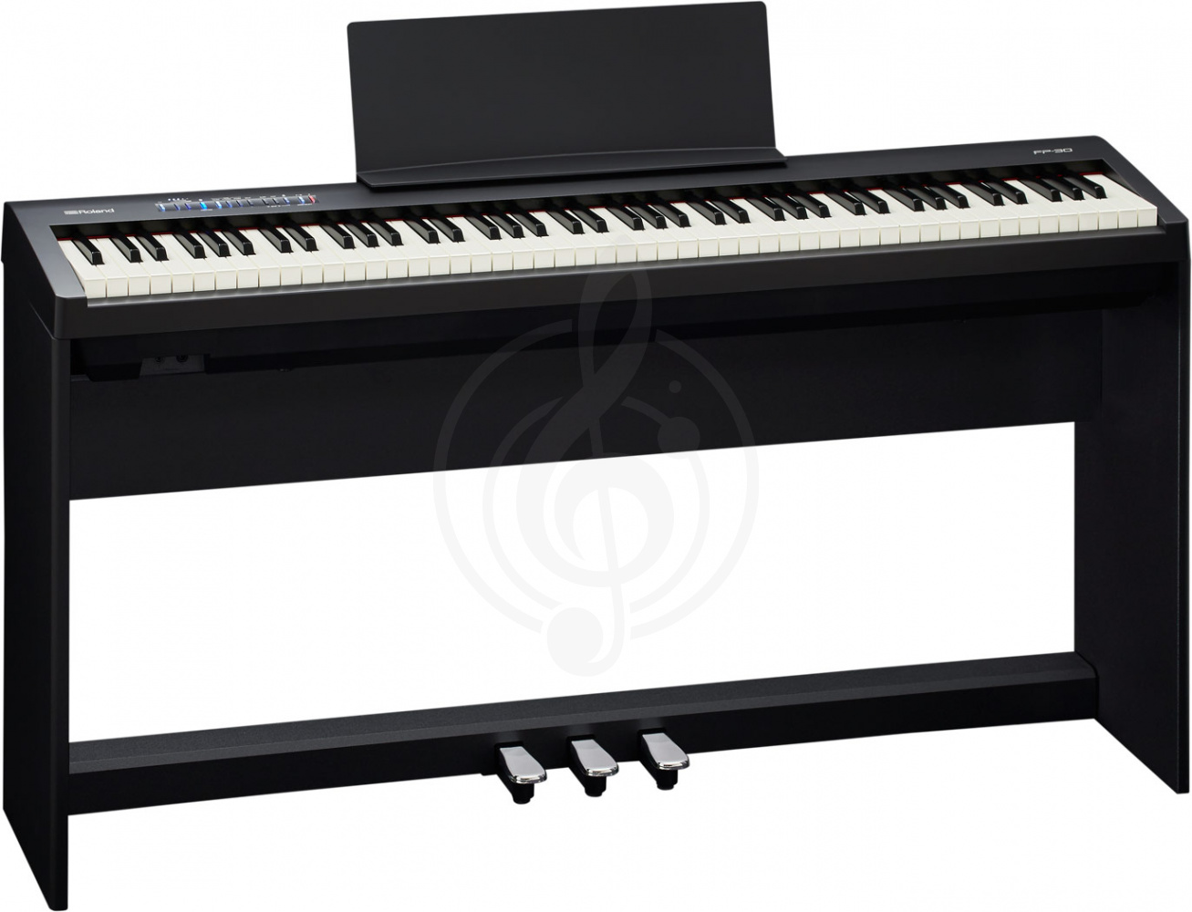 Цифровое пианино Цифровые пианино Roland Roland FP-30-BK - Цифровое пианино FP-30-BK - фото 4