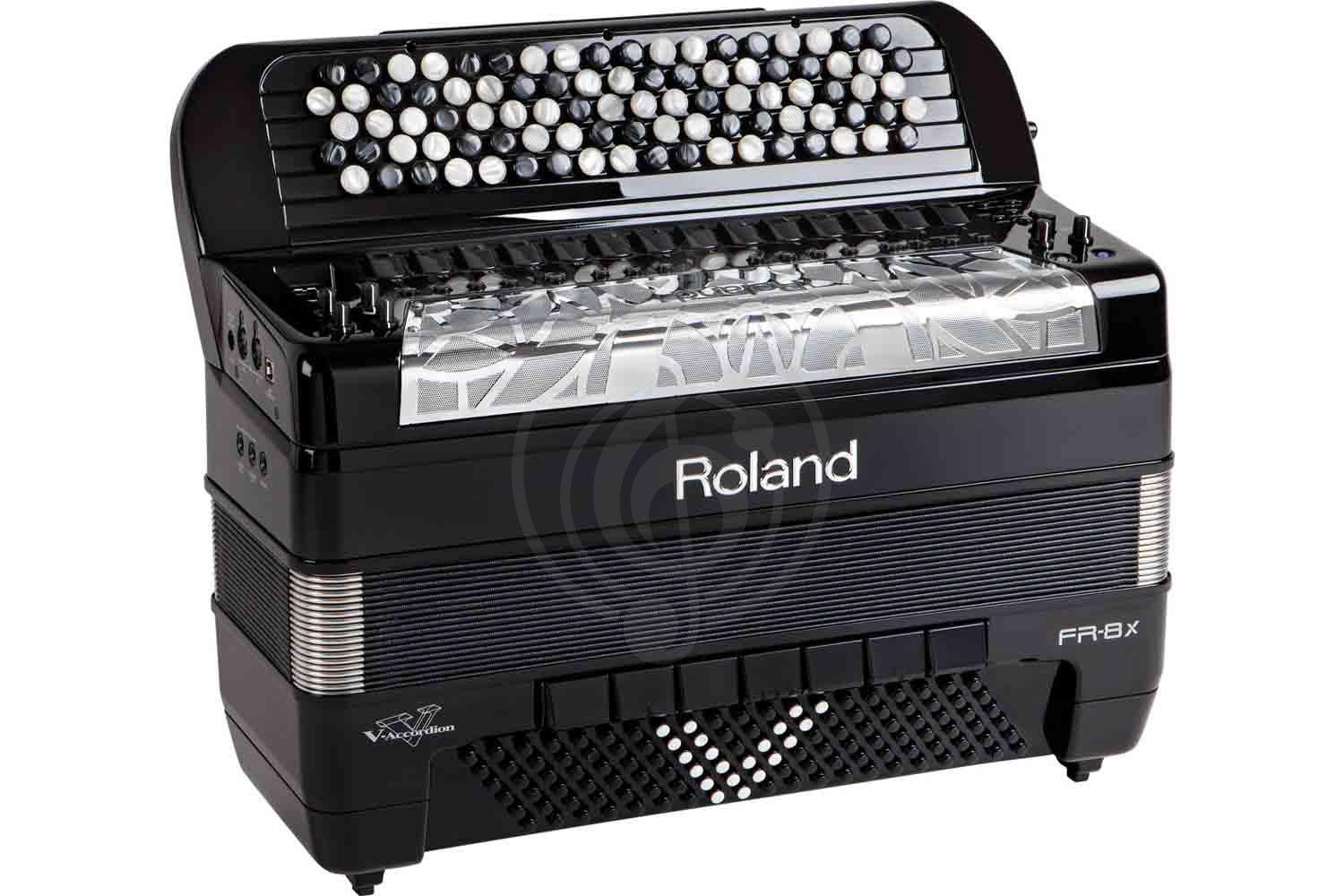 Баян Баяны, кнопочные аккордеоны Roland Roland - FR-8xb (черный) - цифровой баян FR-8XB BKR - фото 1