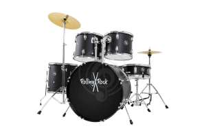 Изображение Комплект ударной установки Rolling Rock JR-2225C Black space