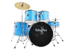 Изображение Комплект ударной установки Rolling Rock JR-2225C Blue Sapphire