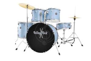 Изображение Ударная установка Rolling Rock JR-2225C Brushed Blue