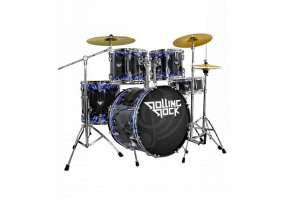 Изображение Комплект ударной установки Rolling Rock JR-2232C Black Smoke