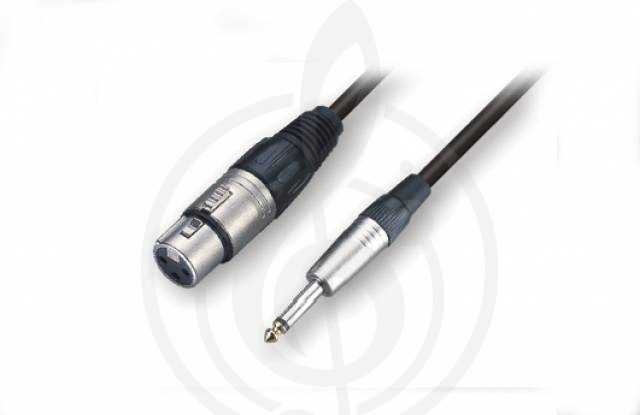XLR-Jack микрофонный кабель XLR-Jack микрофонный кабель Roxtone ROXTONE MXJ004/10 Кабель микрофонный,  XLR- JACK 10м MXJ004/10 - фото 1
