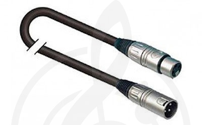XLR-XLR микрофонный кабель XLR-XLR микрофонный кабель Roxtone ROXTONE MXX001/3 Кабель микрофонный, XLR - XLR, 3м MXX001/3 - фото 1