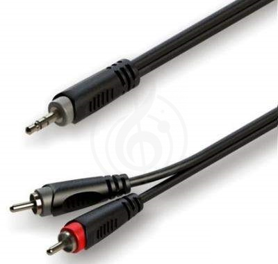 Y-кабель Y-межблочный кабель Roxtone ROXTONE RAYC150/10 Аудио-кабель , 3,5 Stereo Jack/2*RCA M, 10 м RAYC150/10 - фото 2