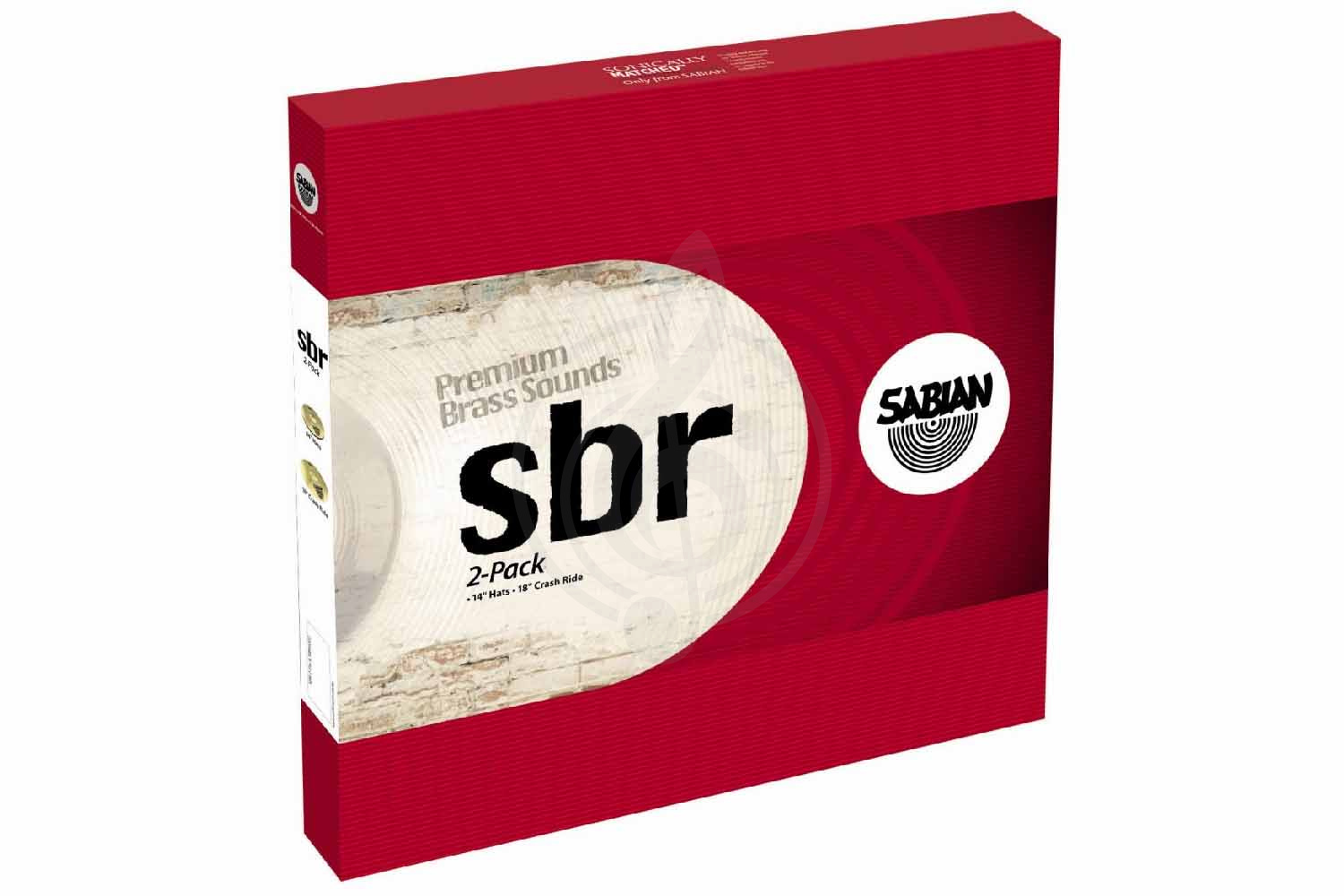 Комплект тарелок Sabian SBr 2-Pack - Комплект тарелок, Sabian SBr 2-Pack в магазине DominantaMusic - фото 1