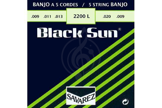 Струны для банджо Savarez 2200L Black Sun - Комплект струн для 5-струнного банджо,  2200L в магазине DominantaMusic - фото 1