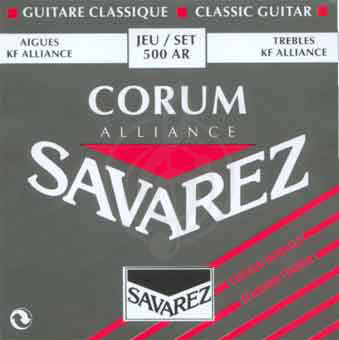 Струны для классической гитары Струны для классических гитар Savarez SAVAREZ 500 AR ALLIANCE CORUM Струны для классических гитар (24-27-33-27-34-43) 500 AR - фото 1