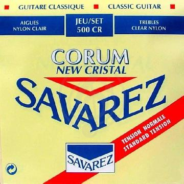 Струны для классической гитары Струны для классических гитар Savarez SAVAREZ 500 CR NEW CRISTAL CORUM Струны для классических гитар (29-33-41-27-34-43) 500 CR - фото 1