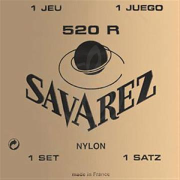 Струны для классической гитары Струны для классических гитар Savarez SAVAREZ 520 R TRADITIONAL Струны  для классических гитар (28-32-40-29-34-42) 520 R - фото 1