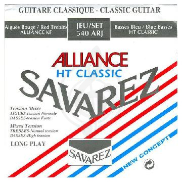 Струны для классической гитары Струны для классических гитар Savarez SAVAREZ 540 ARJ ALLIANCE HT CLASSIC Струны для классических гитар  (24-27-33-29-35-44) 540 ARJ - фото 1