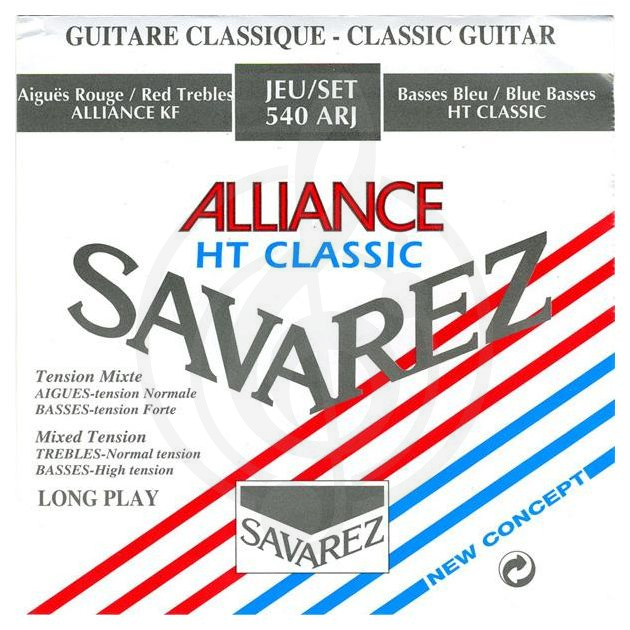 Струны для классической гитары Струны для классических гитар Savarez SAVAREZ 540 ARJ ALLIANCE HT CLASSIC Струны для классических гитар  (24-27-33-29-35-44) 540 ARJ - фото 1
