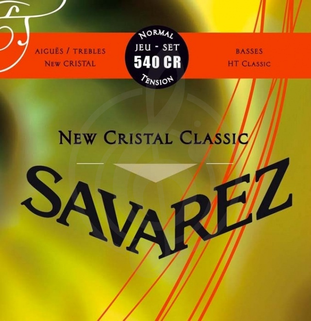 Струны для классической гитары Струны для классических гитар Savarez SAVAREZ 540 CR NEW CRISTAL CLASSIC Струны для классических гитар  (29-33-41-29-34-43) 540 CR - фото 1