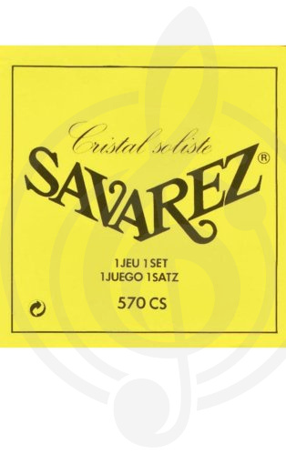 Струны для классической гитары Струны для классических гитар Savarez SAVAREZ 570 CS CRISTAL SOLISTE Струны для классических гитар (29-33-41-29-35-44) 570 CS - фото 1