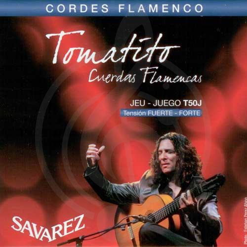 Струны для классической гитары Струны для классических гитар Savarez SAVAREZ T50R TOMATITO Струны  для гитар фламенко (28-32-33-29-34-43) T50R - фото 1
