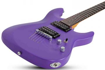 Электрогитара Superstrat Schecter C-6 DELUXE SATIN DARK PURPLE - Электрогитара,  C-6 DELUXE SATIN DARK PURPLE в магазине DominantaMusic - фото 8