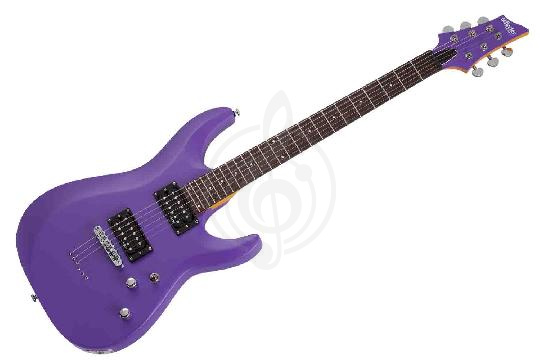 Изображение Электрогитара Superstrat Schecter C-6 DELUXE SATIN DARK PURPLE