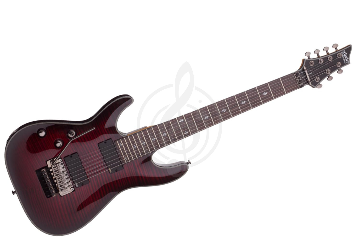 Электрогитара Superstrat Электрогитары Superstrat Schecter Schecter DAMIEN ELITE-7 FR LH - электрогитара (леворукая) DAMIEN ELITE-7 FR LH - фото 1