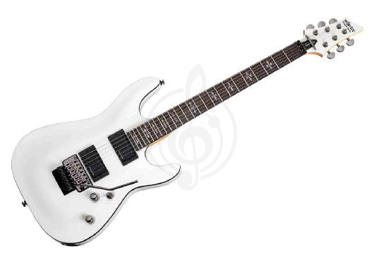 Электрогитара Stratocaster Schecter Demon-6 FR Vintage White - Электрогитара, Schecter Demon-6 FR Vintage White в магазине DominantaMusic - фото 1