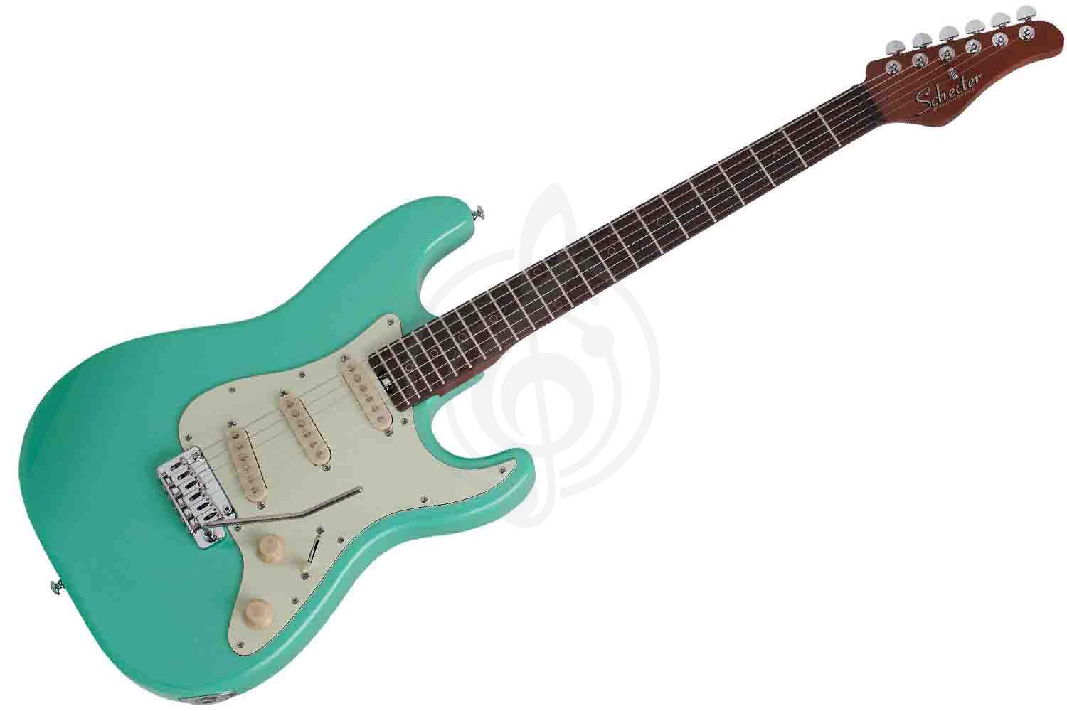 Электрогитара Stratocaster Schecter NICK JOHNSTON DS TRAD A.GREEN - Электрогитара, Schecter NICK JOHNSTON DS TRAD A.GREEN в магазине DominantaMusic - фото 1