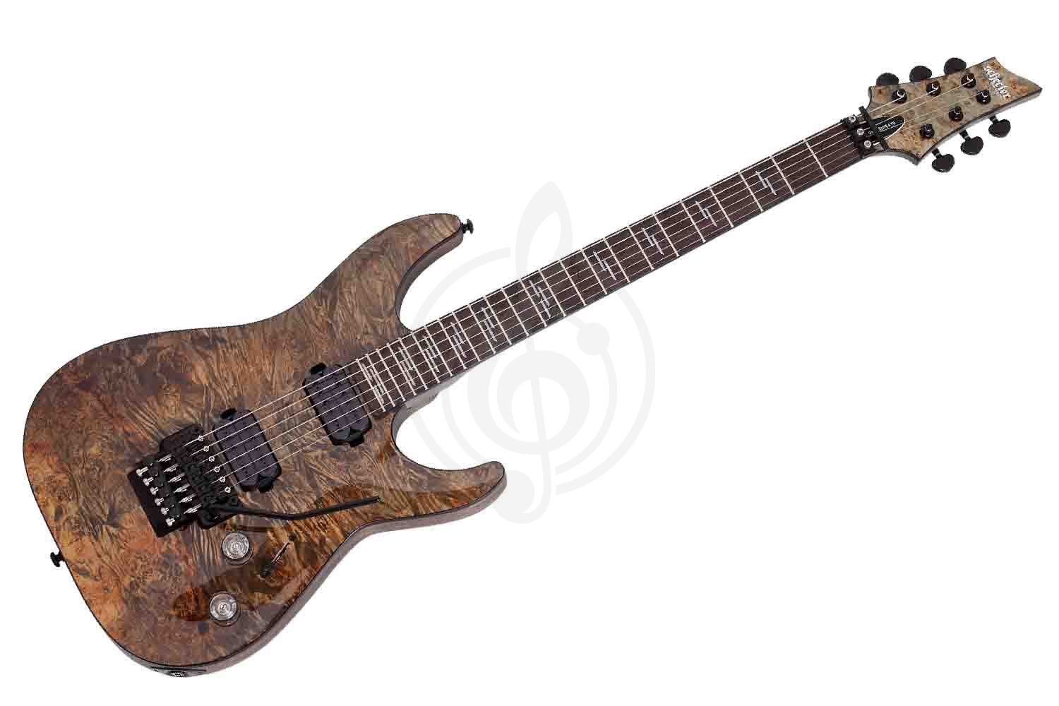 Электрогитара Superstrat Schecter OMEN ELITE-6 FR CHAR - Электрогитара, Schecter OMEN ELITE-6 FR CHAR в магазине Доминанта мьюзик - фото 1