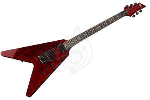 Изображение Электрогитара Flying V Schecter V-1 FR Apocalypse Red Reign