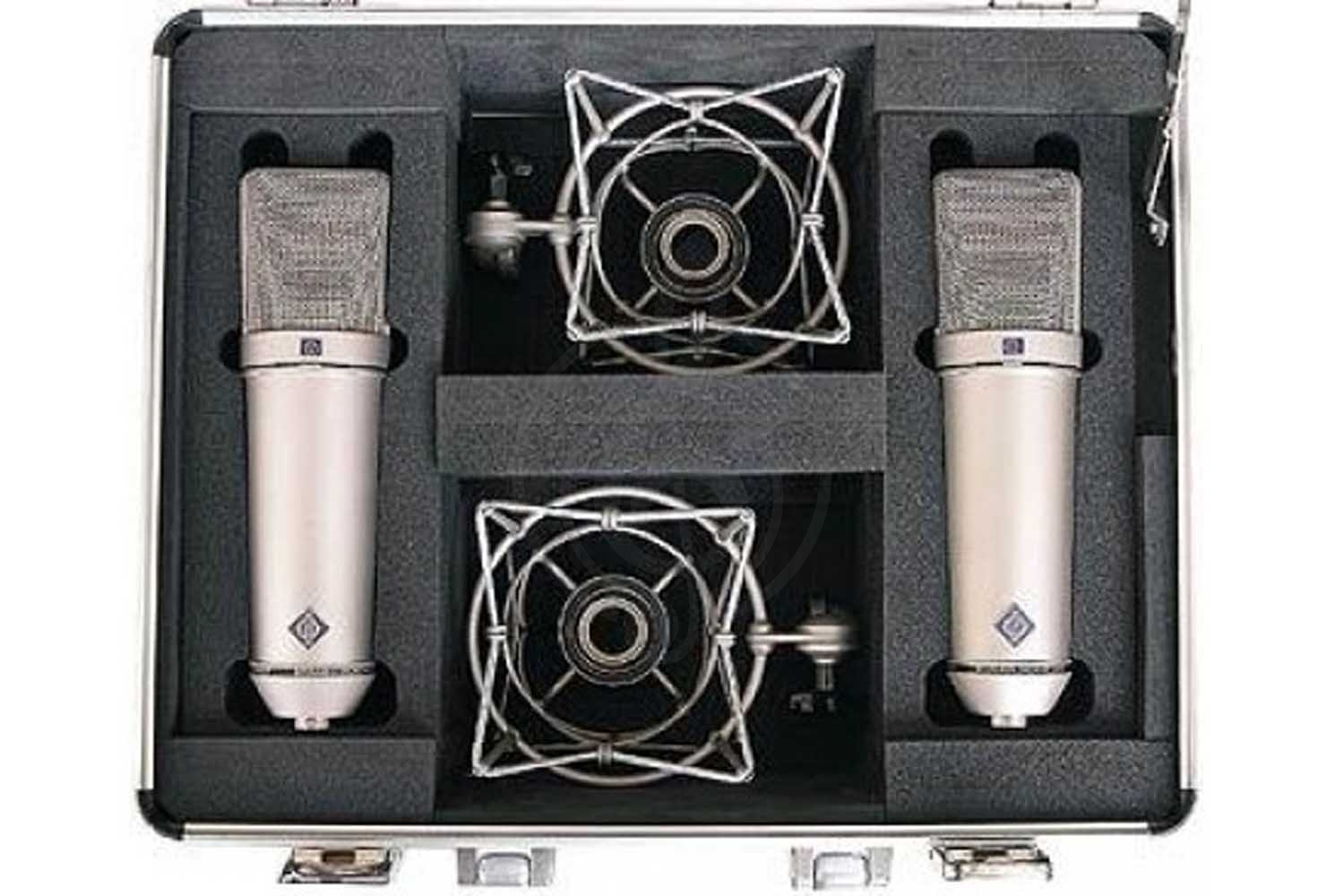 Микрофоны для стрима Sennheiser 008505 Neumann U 87 AI-stereo - Микрофон конденсаторный студийный, стереопара, никель, Sennheiser 008505 Neumann U 87 AI-stereo в магазине DominantaMusic - фото 12