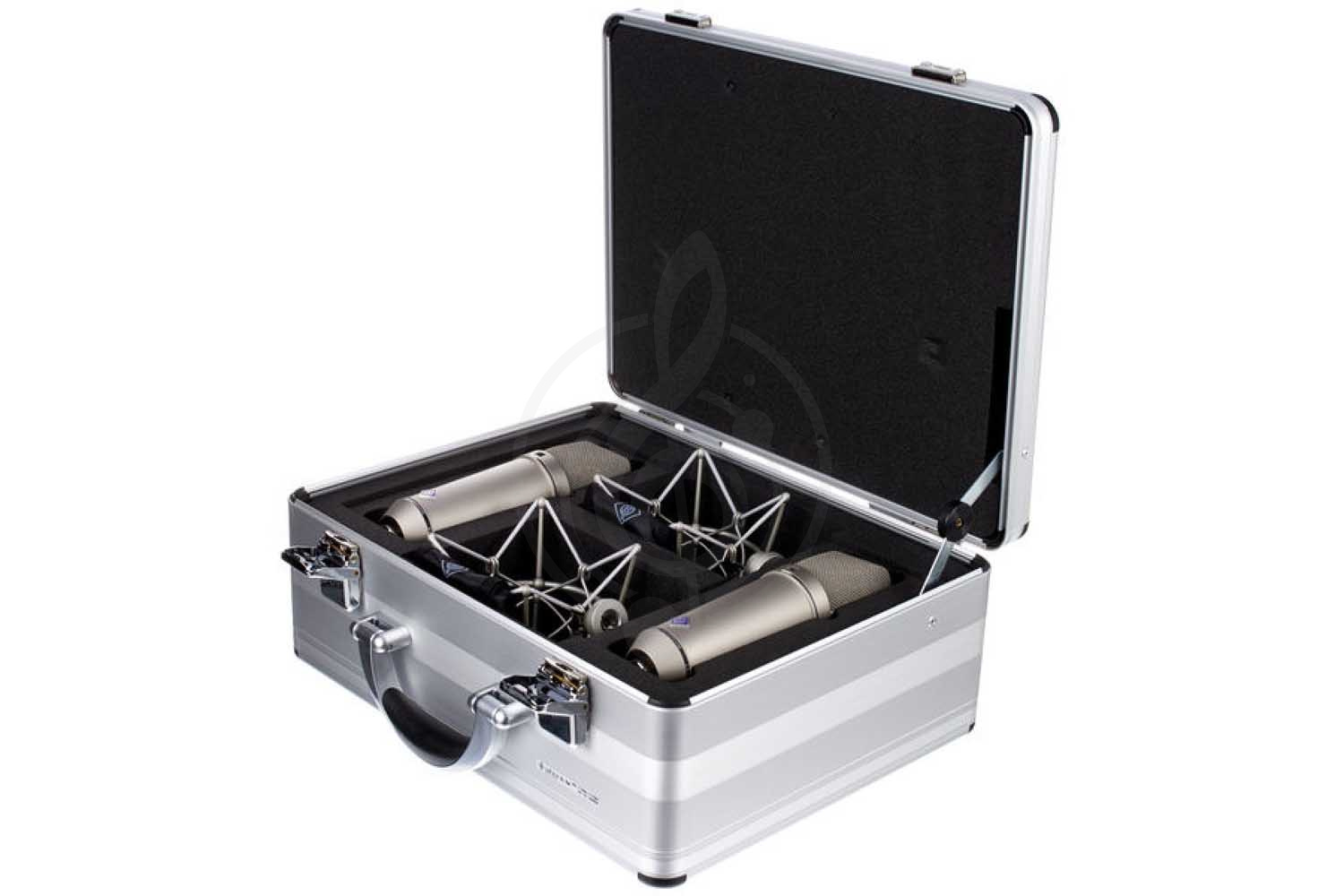 Микрофоны для стрима Sennheiser 008505 Neumann U 87 AI-stereo - Микрофон конденсаторный студийный, стереопара, никель, Sennheiser 008505 Neumann U 87 AI-stereo в магазине DominantaMusic - фото 14