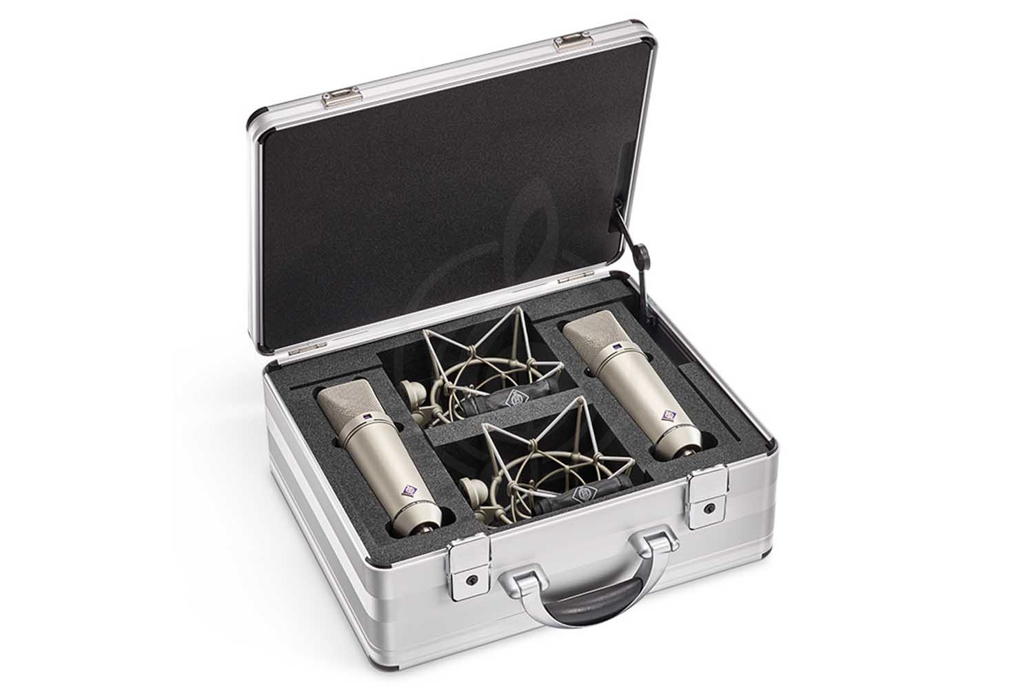 Микрофоны для стрима Sennheiser 008505 Neumann U 87 AI-stereo - Микрофон конденсаторный студийный, стереопара, никель, Sennheiser 008505 Neumann U 87 AI-stereo в магазине DominantaMusic - фото 15