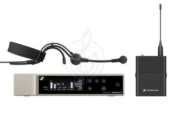 Изображение Sennheiser 508712 EW-D ME3 SET (R4-9) - Радиосистема с головным микрофоном