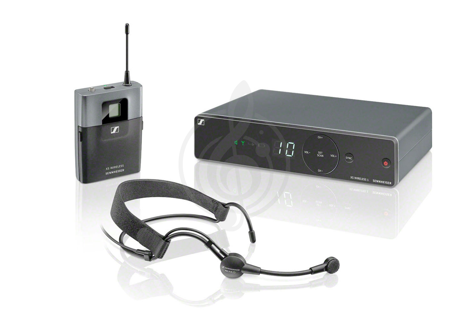 Радиосистема с головным микрофоном Радиосистемы с головным микрофоном Sennheiser SENNHEISER XSW 1-ME3-B - Радиосистема с головным микрофоном XSW 1-ME3-B - фото 1
